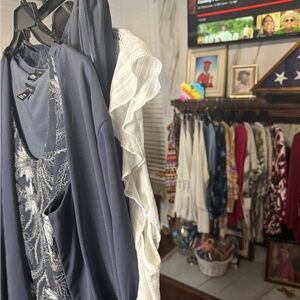 Pant Set & White Dress